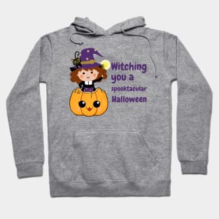 Witching you a spooktacular halloween Hoodie